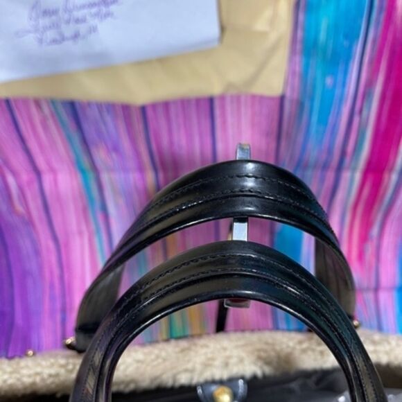 Louis Vuitton Patent Leather Bag 2007 Runway Thunder Rare Authentic - Picture 12 of 16